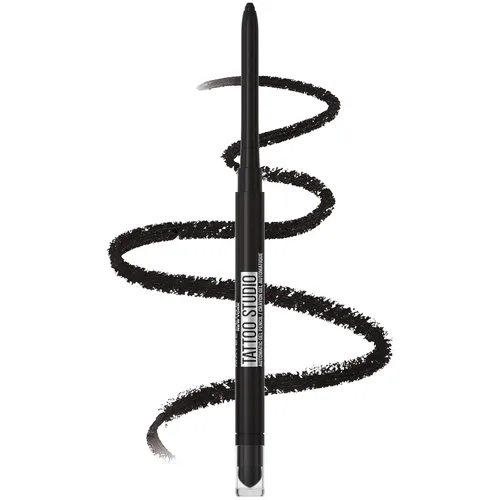 Vista 8 de Maybelline Tattoo Studio - Lápiz de ojos automático de gel impermeable, mezclable, resistente a las manchas, delineador de ojos mate para hasta 36