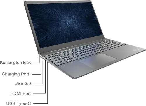 Vista 3 de Gateway - Portátil ultradelgado actualizado 2023, portátiles para estudiantes y negocios por Gateway, 15.6 pulgadas FHD, Intel Core i3-1115G4(hasta