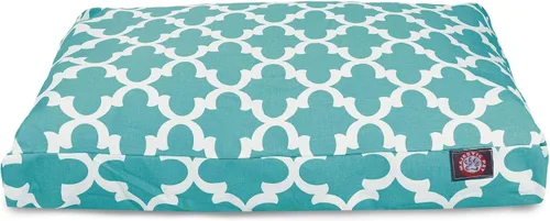Vista 31 de Majestic Pet Products - Cama rectangular pequeña para perros y mascotas con cubierta extraíble lavable y enrejado gris