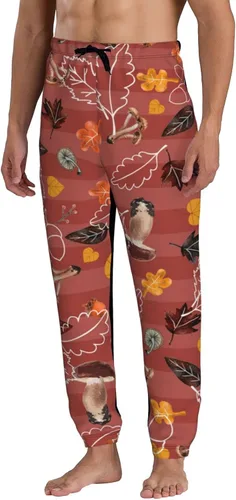 Vista 2 de Pantalones deportivos con diseño de león arcoíris para hombre, pantalones deportivos divertidos y casuales para entrenamiento