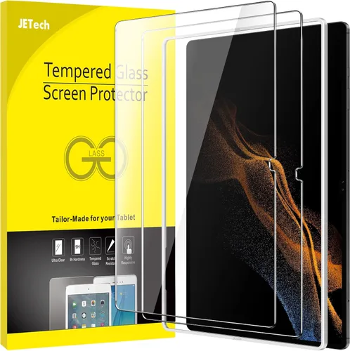 Vista 15 de JETech Protector de pantalla para Samsung Galaxy Tab S6 Lite (10.4 pulgadas, modelo 2024/2022/2020) con marco de fácil instalación, película