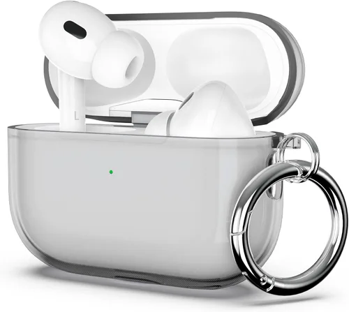 Vista 9 de ULAK Clear for Airpods Pro 2nd/1st Generation Case 2022/2019 Transparente