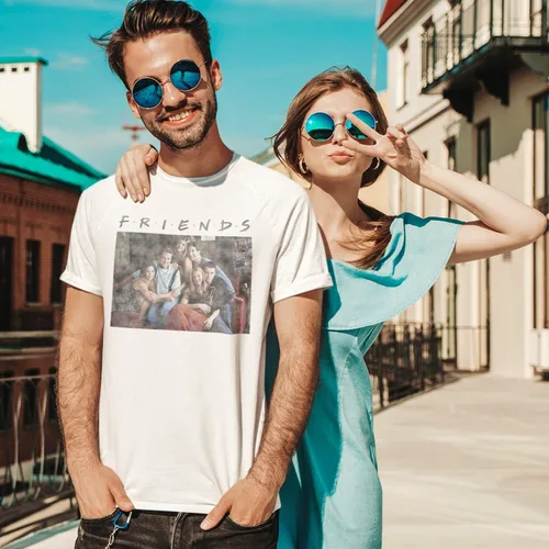 Vista 3 de Ripple Junction Friends - Camiseta unisex para adultos, ligera, 100 % algodón