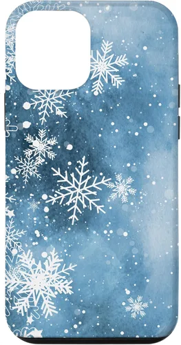 Vista 16 de Funda para iPhone 17 con diseño de copos de nieve con diseño de cristales helados