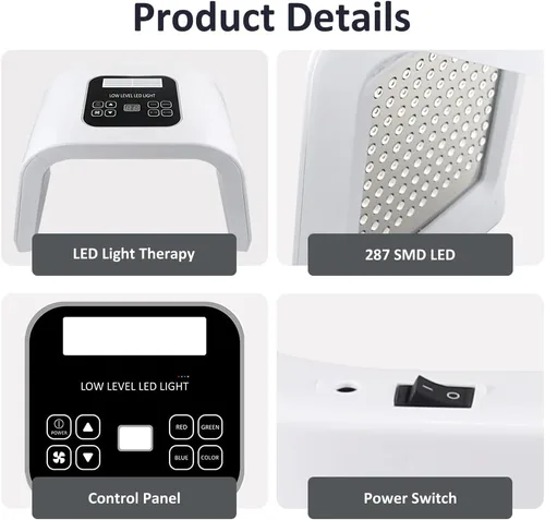 Vista 2 de L-E-D Light 7 Color SPA Facial Light Máquina de belleza multifuncional para mujeres Home Salon