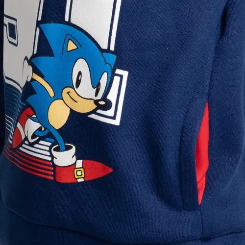 Vista 7 de SEGA Sonic The Hedgehog - Sudadera con capucha de forro polar