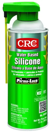Vista 2 de CRC Silicona a base de agua 03035 - 13 Wt Oz, lubricante de silicona resistente con actuador integrado de 2 vías Perma-Lock