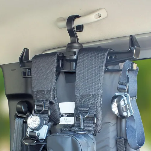 Vista 5 de Percha táctica para chaleco, perchas de plástico estándar multiusos 360 ° giratorio, para armadura corporal, policía, equipo militar, buceo