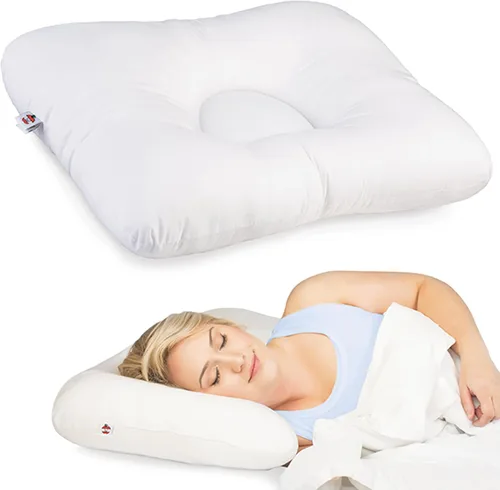Vista 10 de Core Products D-Core - Almohada cervical para el cuello – Soporte ortopédico extra firme para molestias de cuello, personas que duermen de espalda