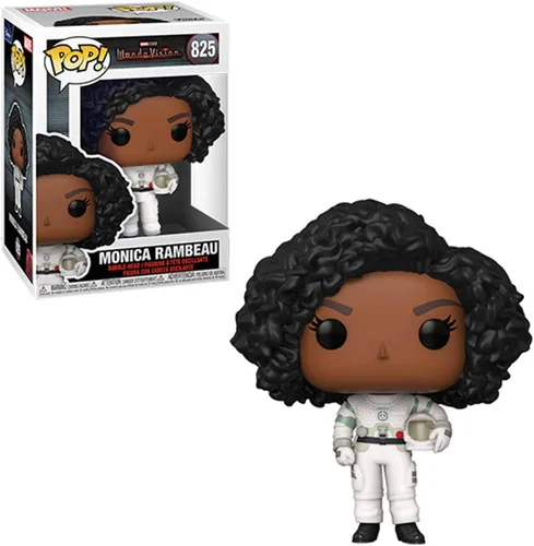 Vista 2 de POP Marvel WandaVision Monica Rambeau Funko POP Figura de vinilo con funda protectora compatible POP Box, multicolor, 3.75 pulgadas