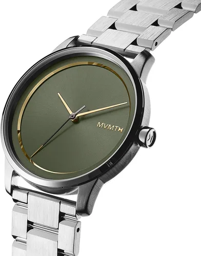 Vista 3 de MVMT Reloj de perfil para hombres y mujeres Reloj minimalista analógico de acero inoxidable