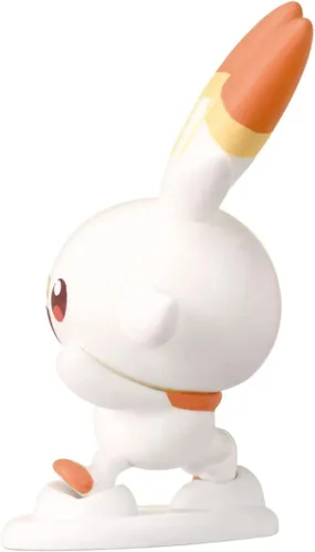 Vista 2 de Takara Tomy Pokemon Poke Peace Doll Scorbunny - Figura de anime - Rojo