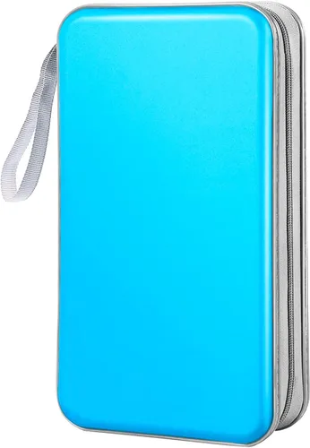 Vista 20 de Funda para CD, capacidad 80, con función atril, para almacenamiento de DVD, VCD y Blu-ray (Blanco)