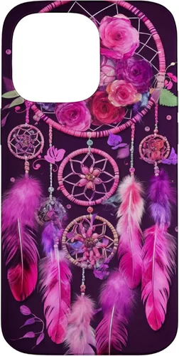 Vista 21 de Feather and Flower Dream Catcher Designed Case for iPhone 17