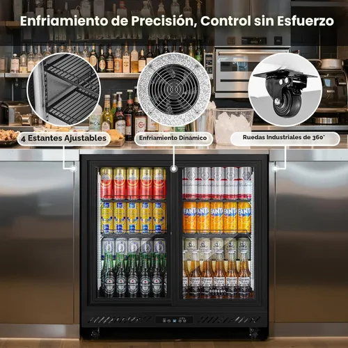 Vista 6 de Refrigerador de barra comercial,Refrigerador de bebidas de altura
