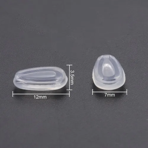 Vista 3 de Betterun Repuesto transparente 2 pares de almohadillas nasales para Oakley Gauge 8 L OO4124