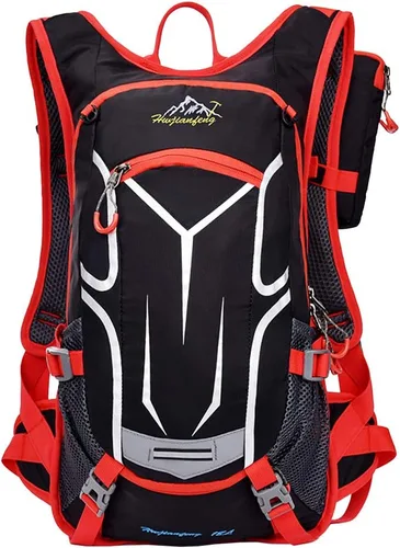 Vista 9 de Hebetag Mochila de ciclismo para bicicleta de montaña para hombres y mujeres, viajes, deportes al aire libre, motocicleta, ciclismo, equitación