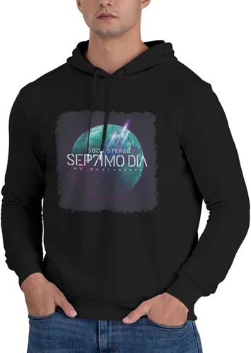 Vista 4 de Soda Stereo Sep7imo Dia Men'S Hoodie Sweatshirt Long Sleeve Casual Light Pullover Cotton Breathable Sweatshirt