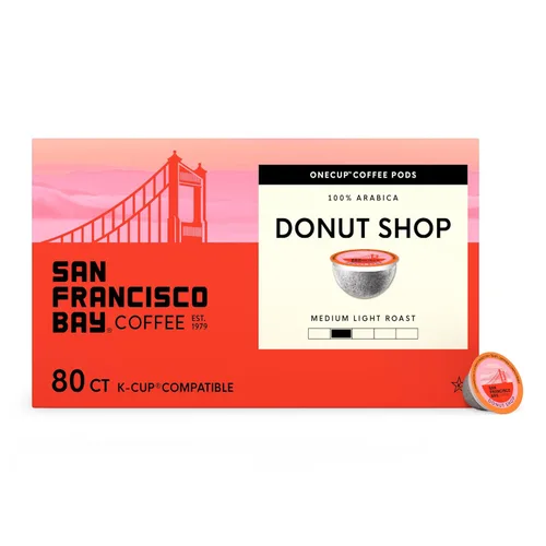 Vista 30 de SF Bay Coffee Organic Rainforest Blend, 12 unidades, Cápsulas de café compostables, tostado medio, compatible con K Cup incluyendo Keurig