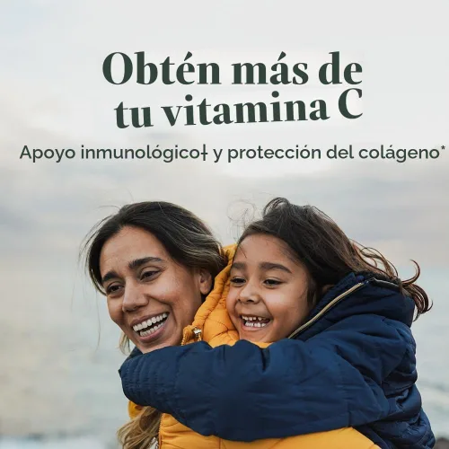Vista 2 de New Chapter Vitamina C + saúco con vitamina C fermentada, hierbas integrales + protección de colágeno, 60 unidades (paquete de 1)