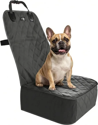 Vista 10 de Active Pets - Funda para asiento de coche para perros, protector impermeable para asiento delantero para SUV, camión y sedán, sistema de seguridad