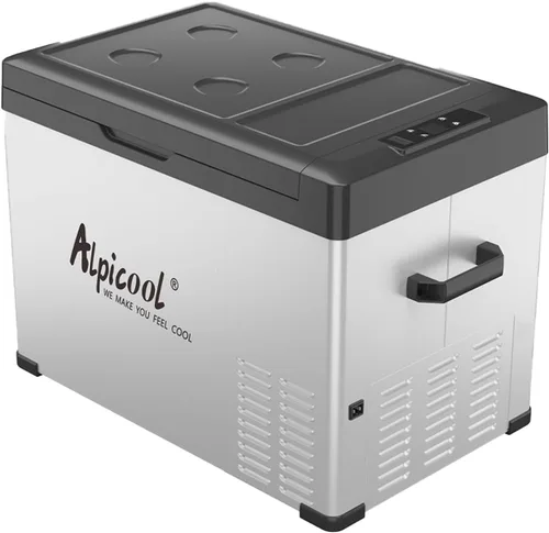 Vista 13 de Alpicool C30 Refrigerador portátil para automóvil, refrigerador de 12 voltios, refrigerador de auto de 28 cuartos (26.7 litros) de enfriamiento