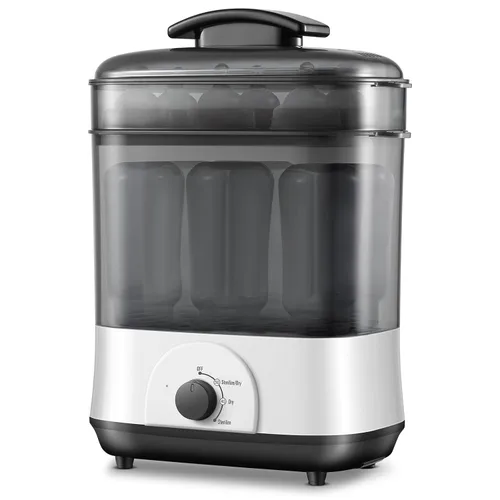 Vista 9 de AMZBABYCHEF Esterilizador y secador de biberones eléctrico, esterilizador y secador de vapor para biberones, esterilizador y secador de biberones 4