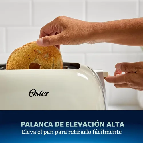 Vista 4 de Oster Tostadora de 2 rebanadas con ranuras extra anchas, tostadora de bagel, leche de avena