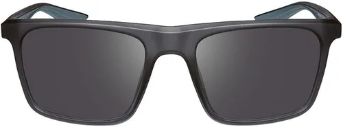 Vista 2 de Nike Chak DZ7372 021 - Gafas de sol mate gris oscuro y plateado con forma cuadrada, 2.126 in, Gris oscuro matedestello plateado