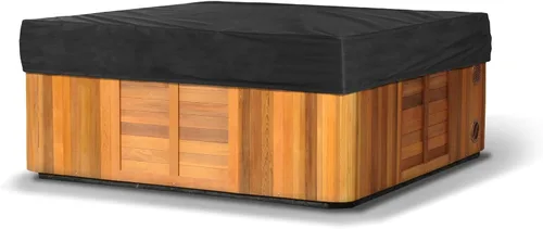 Vista 10 de Covermates Funda cuadrada clásica para bañera de hidromasaje, protector de spa resistente al agua para todo tipo de clima, protector de vinilo