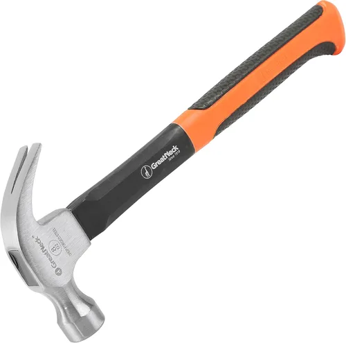 Vista 10 de GreatNeck HG16C - Martillo de garra curvada de fibra de vidrio, martillo de construcción doméstica e industrial, clavos de accionamiento y palanca