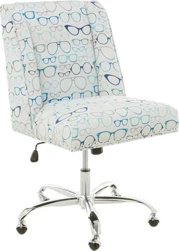 Vista 6 de Linon Home Décor Brookville - Silla de oficina, color marfil