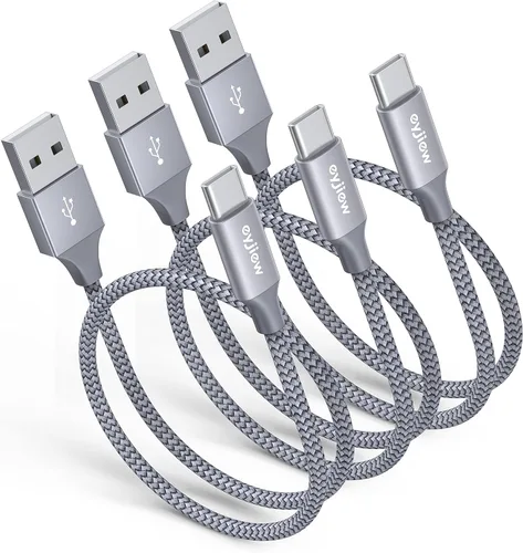Vista 11 de Cable USB a USB C, cable USB A a USBC para iPhone 17/16/15 Serie, para Samsung Galaxy S26 S25 A17 A16, Moto G Play, estuche de carga