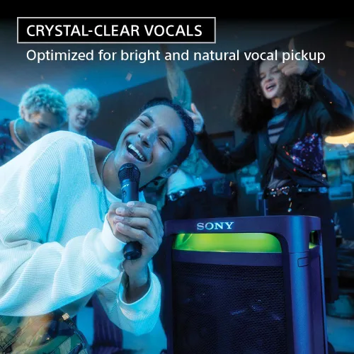 Vista 6 de Sony ULT MIC Micrófono Inalámbrico para Karaoke con Batería de 20 Horas, Incluye Dos Micrófonos Inalámbricos y Receptor (UOULTMIC1) 2 Wireless