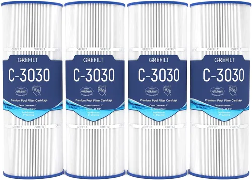 Vista 11 de Cartuchos de filtro de piscina C500, compatibles con Hayward C500, CX500-RE, Pleatco PA50-EC, Unicel C-7656, Filbur FC-1240, 50 pies cuadrados