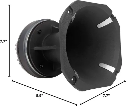 Vista 9 de Rockville HT120 2 "360w coche/pro aluminio cuerno titanio tweeter w/2" bobina de voz