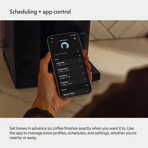 Vista 8 de Fellow Aiden Precision Smart - Cafetera de goteo, 1-10 tazas, jarra térmica Cold Brew Preset, App-Enabled Scheduling, Custom Brew Profiles, Bloom