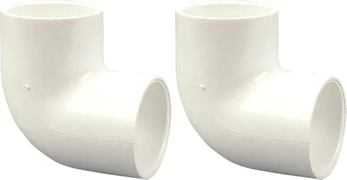 Vista 2 de NIBCO 406 Series - Racor de tubería de PVC (codo de 90 grados, tabla 40), 2