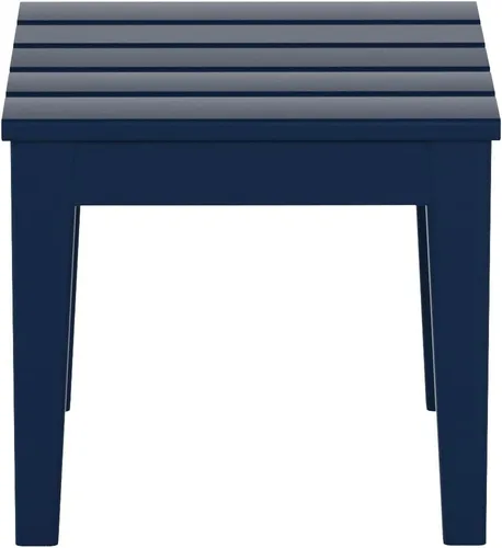 Vista 64 de WestinTrends Malibu - Mesa auxiliar cuadrada para exterior para silla Adirondack, teca