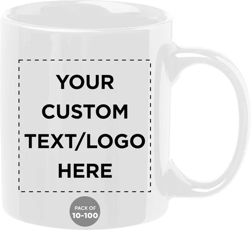 Vista 36 de Tazas de café de cerámica personalizadas para el Día del Padre, 11 onzas, juego de 10/50/100, paquete personalizado a granel, juego de tazas de café