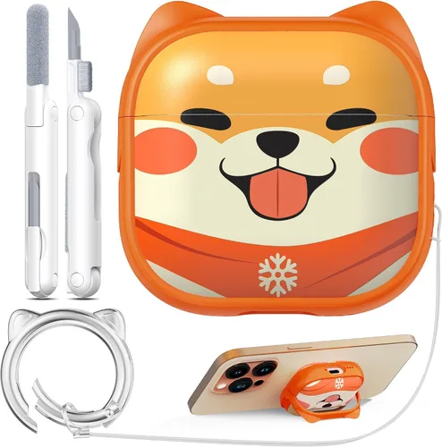 Vista 25 de RFUNGUANGO AirPods Pro Funda Transparente TPU Suave Transparente Blanco