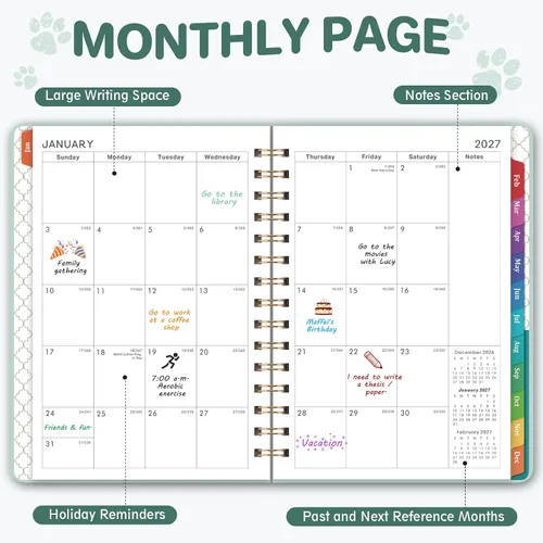 Vista 9 de 2027 Planner - 2027 Planner Weekly and Monthly, Planner 2027