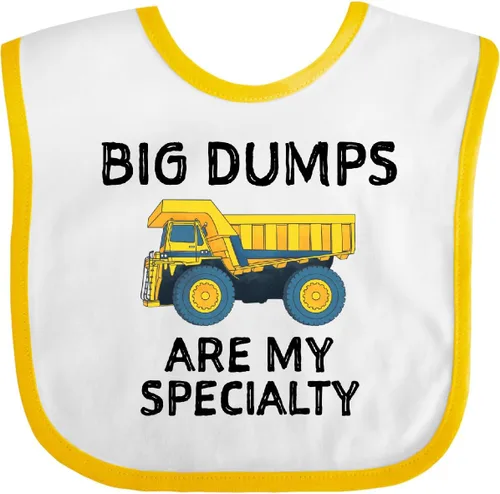 Vista 8 de inktastic Big Dumps Are My Specialty - Divertido y lindo babero para bebé