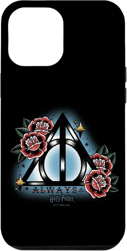 Vista 25 de iPhone 16 Harry Potter Always Deathly Hallows Symbol Floral Portrait Case