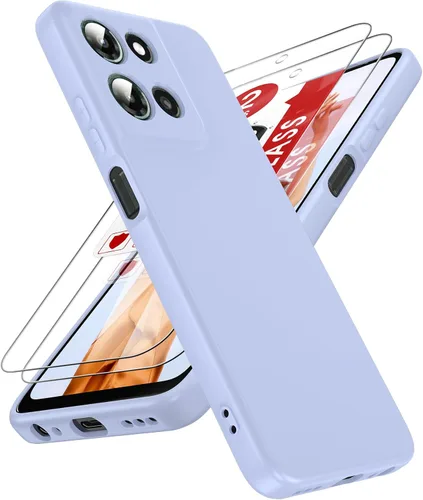 Vista 175 de LeYi Funda para Motorola Moto G Play 4G 2024: Funda para Moto G Play 4G 2024 con funda delgada y antiarañazos, silicona líquida a prueba de golpes