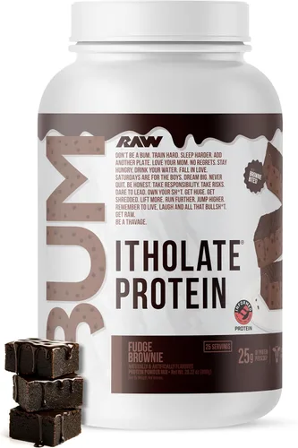 Vista 10 de Proteína aislada de suero en polvo RAW Whey Isolate, pastel de cumpleaños (CBUM Itholate Protein) – Polvo de nutrición deportiva 100 % de animales