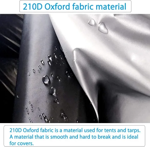 Vista 2 de Funda para la mitad del coche para todo tipo de clima, cubierta para el cuerpo del coche, parasol, cubierta de nieve, impermeable, resistente a