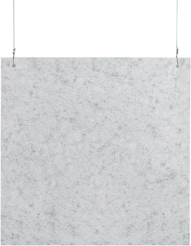 Vista 11 de Versare Baffles acústicos colgantes SoundSorb Material de amortiguación de sonido Colgado de techo Diseño moderno Paneles SoundSorb beige