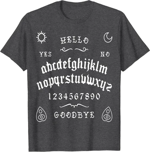 Vista 75 de Camiseta inspirada en la tabla Spirit Board Ouija Asphalt Grey