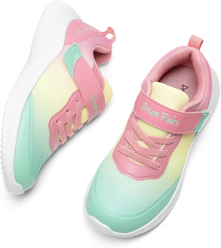 Vista 5 de DREAM PAIRS Tenis EZ-Ons BreezeRunners para correr para niños y niñas